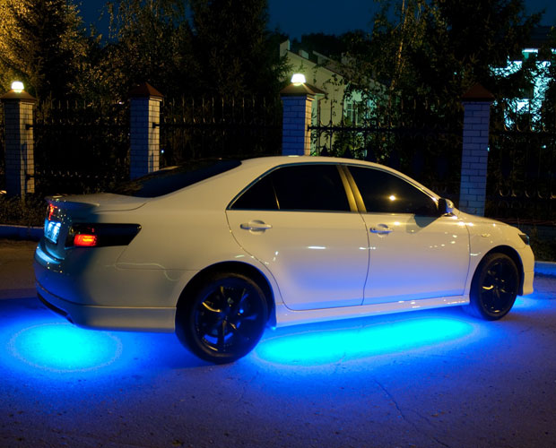 подсветка автомобиля светодиодной лентой